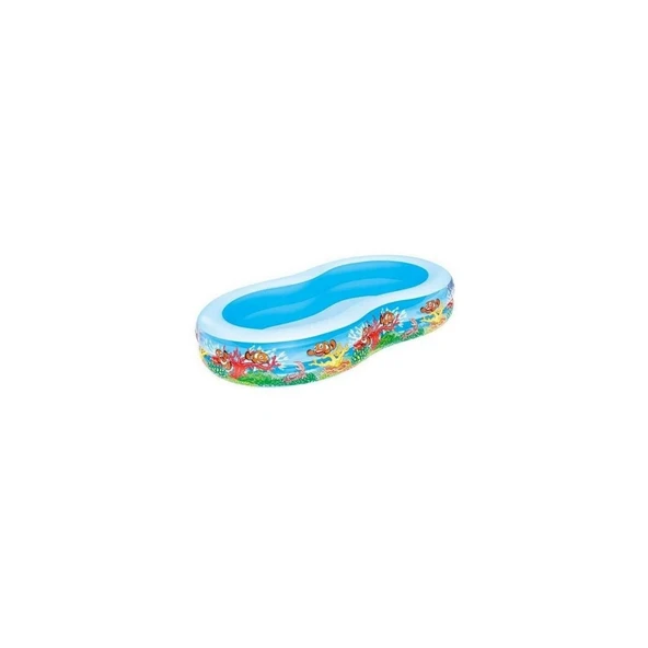 BESTWAY ŞİŞME HAVUZ OVAL 262X157CM KZLBW54118 ürün görseli 1