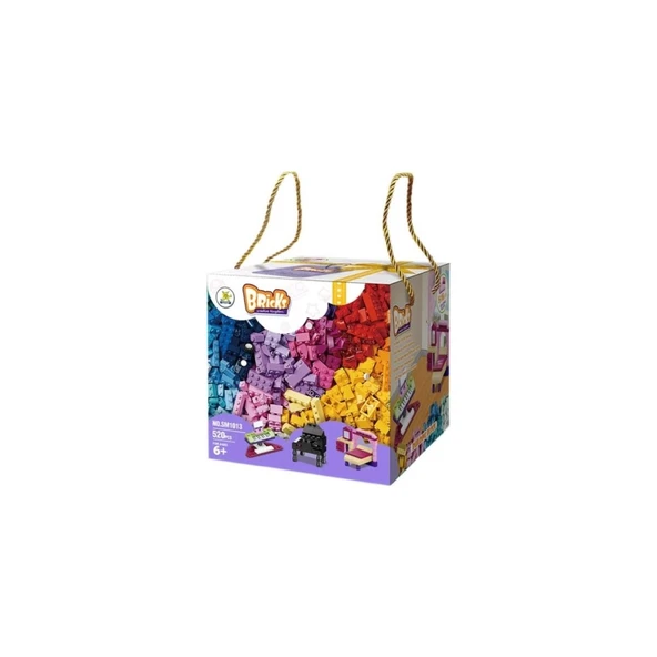 AKILLIELMA-KIZILKAYA LEGO KARIŞIK 520 PARÇA KZL-SM1013 ürün görseli 1
