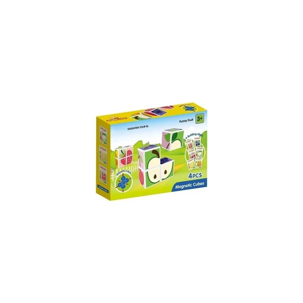 AKILLIELMA-KIZILKAYA MANYETİK 4PCS ZEKA KÜPÜ KZL-HD344A ürün görseli 1