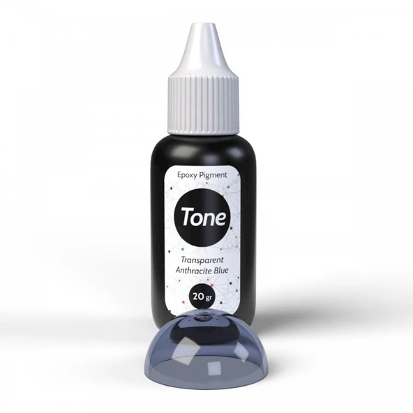 Tone Transparent Anthracite Blue Epoksi Renk Pigmenti 20 ml ürün görseli 1