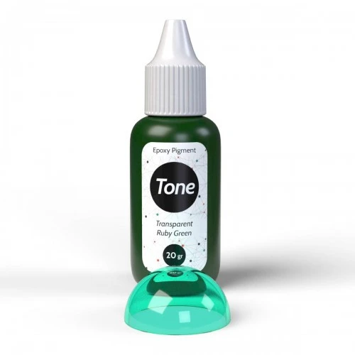 Tone Transparent Ruby Green Epoksi Renk Pigmenti 20 ml ürün görseli 1