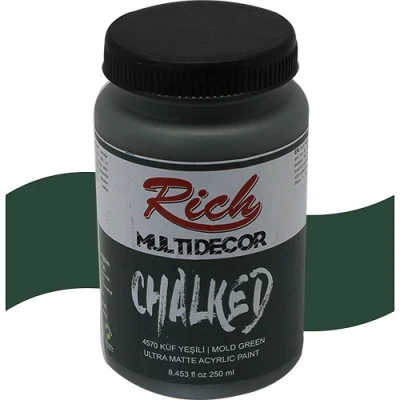 Rich Multi Decor Chalked Boya 250 Ml Küf Yesili 4570 - Resim 3