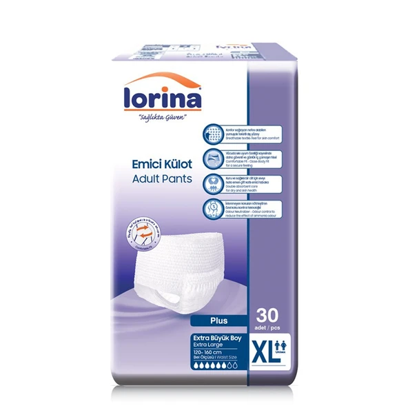 Lorina Emici Külot Bez 6 Damla XL 30 LU  2 Adet ürün görseli 1