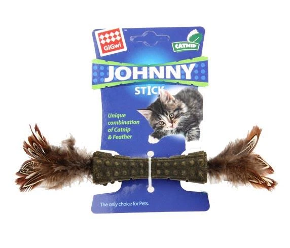 Gigwi Johnny Stick Catnipli Doğal Kahverengi Kedi Oyuncağı ürün görseli 1