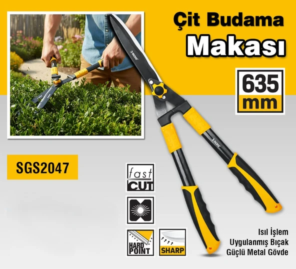 SGS PROFESYONEL ÇİT BUDAMA MAKASI İPTAL - Resim 2