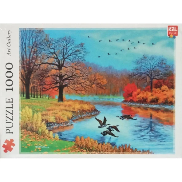 AKILLIELMA-KZL PUZZLE ÖRDEKLER 1000 PARÇA PUZZLE PAZIL 68X48 CM ürün görseli 1
