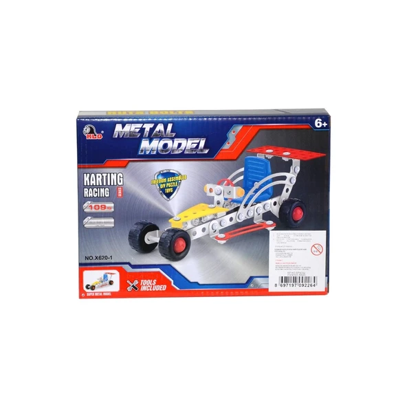 AKILLIELMA-KIZILKAYA ARAÇLI METAL LEGO 109 PARÇA KZL-X620 ürün görseli 1