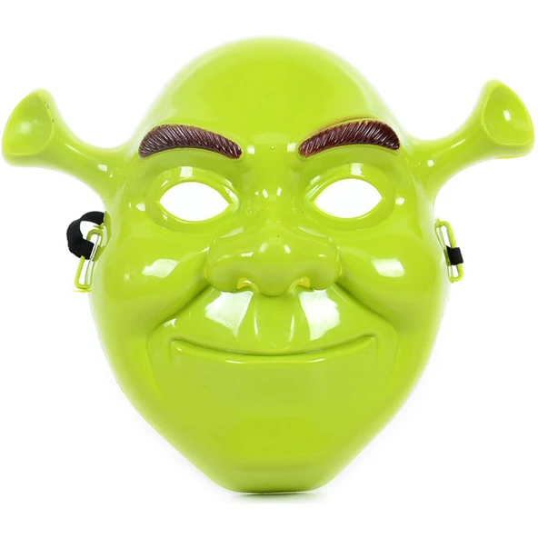 Yeşil Shrek Maskesi 21x25 cm ürün görseli 1