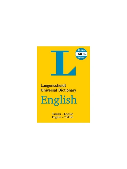 LANGENSCHEİDT İNGİLİZCE-TÜRKÇE (L SÖZLÜK) altın k ürün görseli 1
