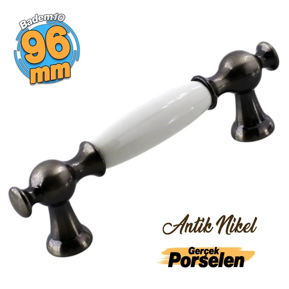 Arnas Antik Nikel Metal Kulp 96 mm Mobilya Çekmece Mutfak Dolabı Dolap Kapak Kulpları Kulb Kulpu ürün görseli 1