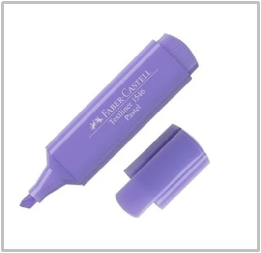 Faber Castell Fosforlu Kalem Lila - 3 adet ürün görseli 1