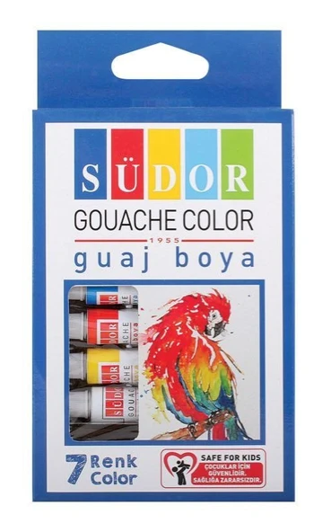 Südor Guaj Boya Tüp 7Li - 3 paket ürün görseli 1
