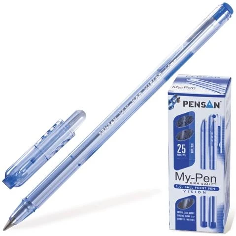 Pensan My-Pen Tükenmez Kalem Mavi - 10 adet ürün görseli 1