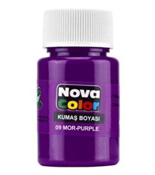 Nova Color Kumaş Boyası 35 Cc Mor - 4 adet ürün görseli 1