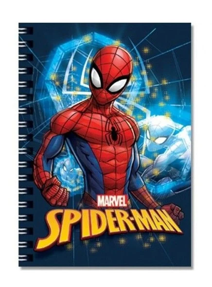 Spiderman 80 Yaprak Çizgili A6 Not Defteri Spiralli Lisanslı - 3 adet ürün görseli 1