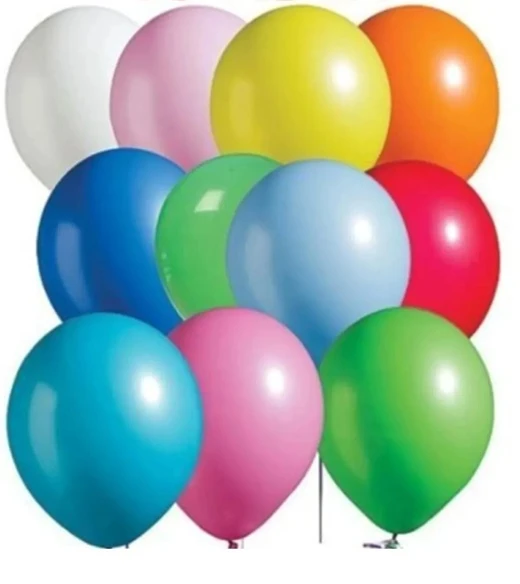Sino Balon Karışık Renk 32cm 100Lü ürün görseli 1