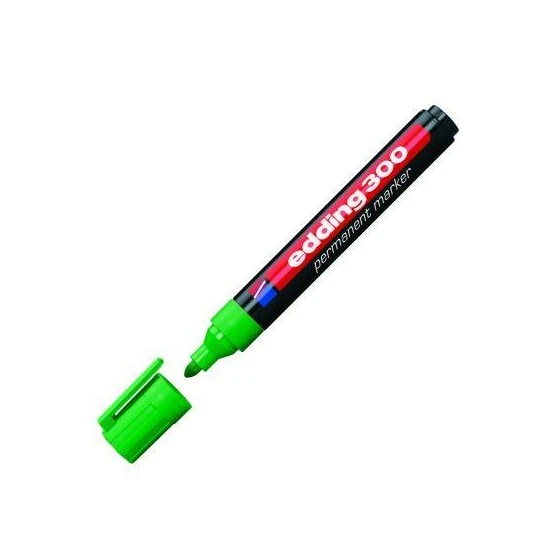 Edding 300 Permanent Marker Kalem Yeşil - 3 adet ürün görseli 1