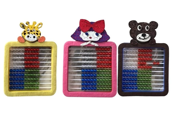 Kiddy World Abaküs - Figürlü Sayı Boncuğu - 3 adet ürün görseli 1