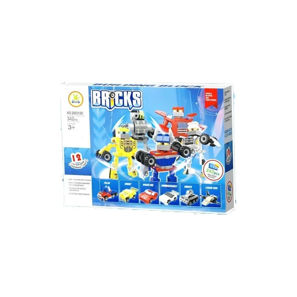 AKILLIELMA-KIZILKAYA LEGO TRANSFORMERS 342 PARÇA KZL-SM310 8044 (342 PARÇA) ürün görseli 1