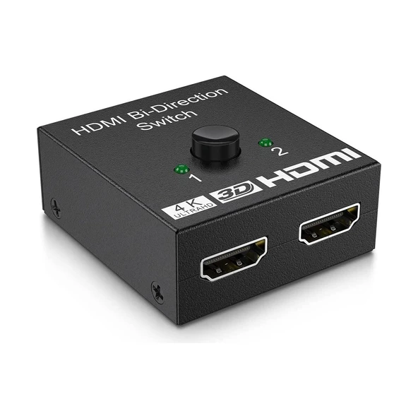 HDMI Switch → 4K 3D Destekli HDMI Switch – 2 Giriş 1 Çıkış veya 1 Giriş 2 Çıkış ürün görseli 1