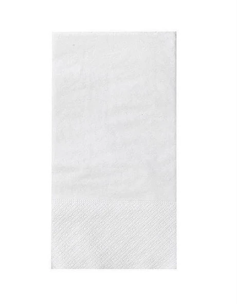 Omnisoft 40x40 cm Beyaz 1/8 Garson Katlı Servis Peçetesi 1200 Ad ürün görseli 1
