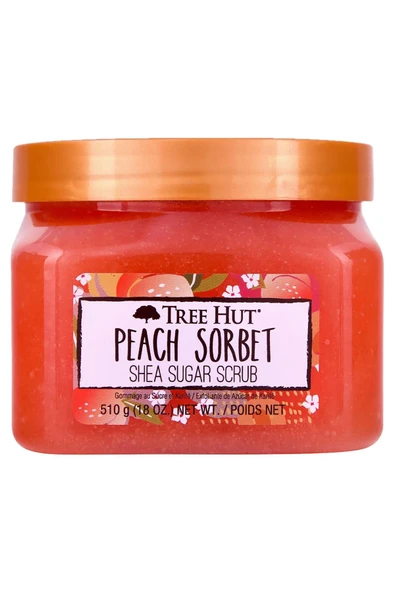 Tree Hut Peach Sorbet Shea Sugar Scrub Vücut Peelingi 510GR ürün görseli 1