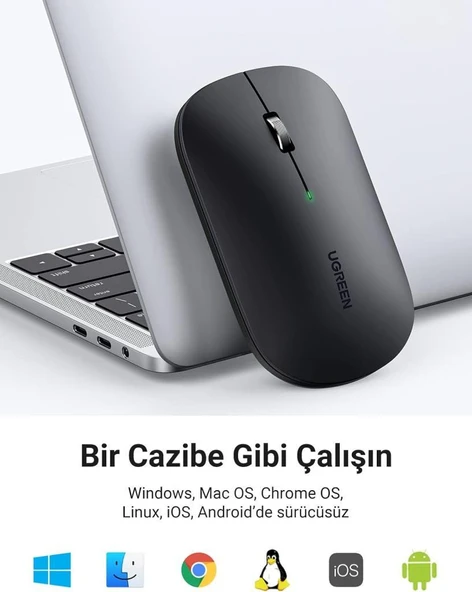 Ugreen MU001 Kablosuz Optik Mouse - Teşhir - Resim 5