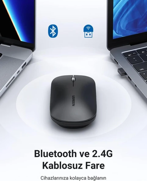 Ugreen MU001 Kablosuz Optik Mouse - Teşhir - Resim 6