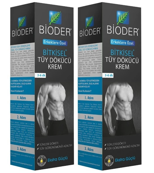Bioder Tüy Dökücü Krem Bio-Epilation Erkekler İçin 100 ml 2 Adet ürün görseli 1