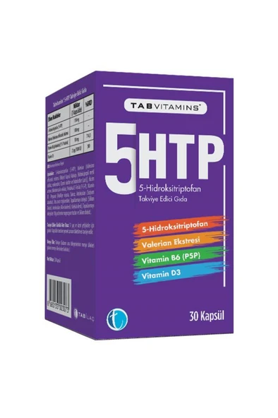 Tabvitamins 5HTP 30 Kapsül ürün görseli 1