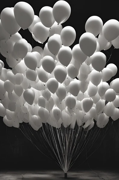 Beysüs Beyaz Mat Balon 20 Adet 12inç - Resim 5
