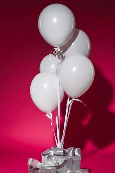 Beysüs Beyaz Mat Balon 20 Adet 12inç - Resim 4