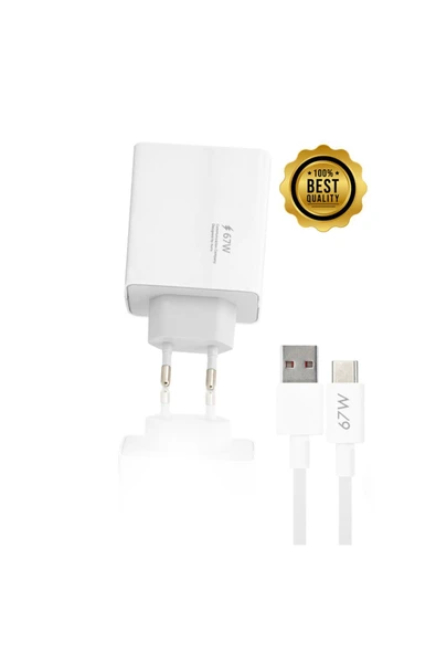 giyitec Realme 11 5g 11 4g 11 Pro Uyumlu 67w Süper Hızlı Şarj Aleti Cihazı Seti Saliseli ürün görseli 1