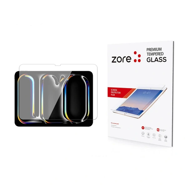 iPad Pro 13 2024 Tablet Temperli Cam Ekran Koruyucu ürün görseli 1