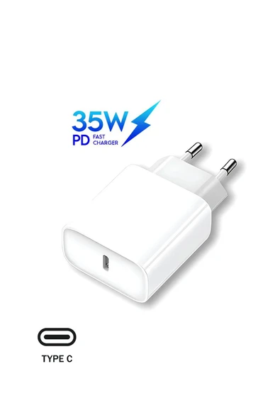 giyitec Samsung Galaxy S21 S21 FE S21 Plus Ultra S22 S23 FE S24 5G USB-C Hızlı Şarj Adaptörü Başlık ürün görseli 1