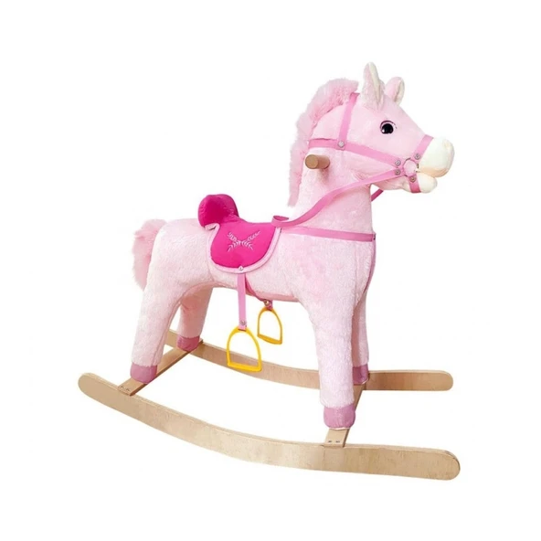 Nessiworld 3505P Sallanan At 65 cm Pembe- Selay Oyuncak ürün görseli 1