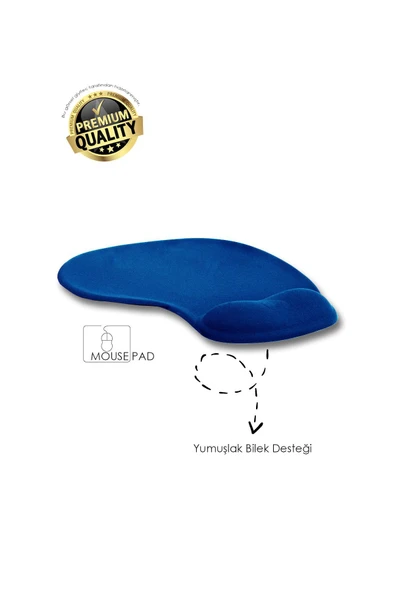giyitec Bilek Destekli Dolgulu Ergonomik Kaymaz Taban Mouse Pad (Ev,ofis,oyun) ürün görseli 1