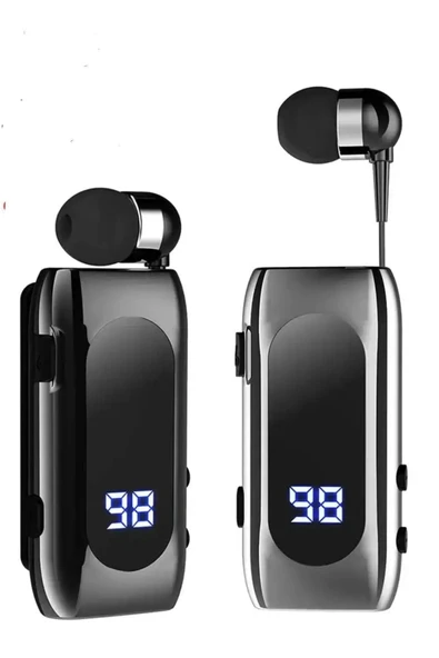 giyitec Android & iOS Uyumlu Makaralı Titreşimli Dijital Bluetooth Kulaklık ürün görseli 1