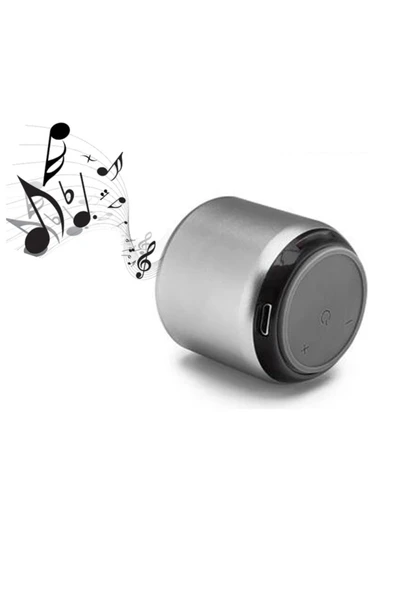 giyitec Metal Mini Bluetooth Hoparlör Taşınabilir Speaker Ses Topu TWS 5.0 ürün görseli 1