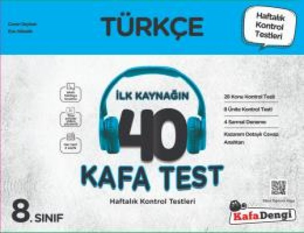 Kafadengi 8. Sınıf Lgs Türkçe Kafa Test 2023 ürün görseli 1