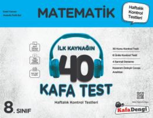 Kafadengi 8. Sınıf Lgs Matematik Kafa Test 2023 ürün görseli 1