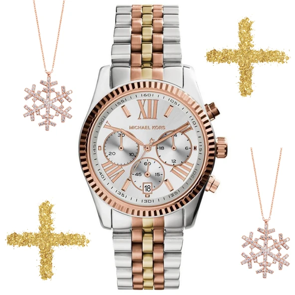 Michael Kors MK5735 Kadın Kol Saati ve MK Kartanesi Kolye ürün görseli 1