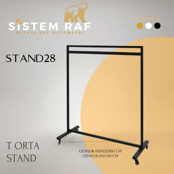 T Askılı Stand -Baston Askılığı ürün görseli 1