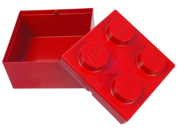 Lego Saklama Kutusu 2x2 Kırmızı V46 853234 ürün görseli 1