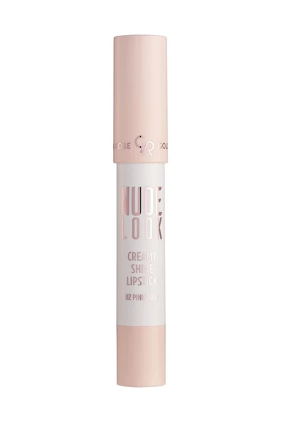 GOLDEN ROSE NUDE LOOK CREAMY SHINE LIPS. NO:02 PINK ROSE ürün görseli 1