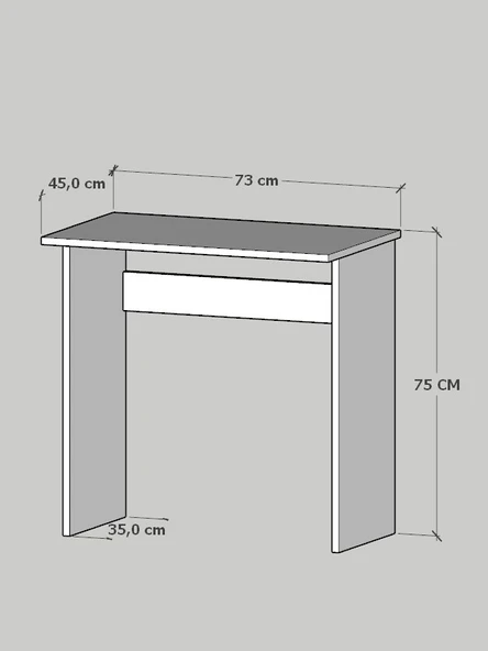 Moonlife Yağmur Çalışma Masası - Resim 6