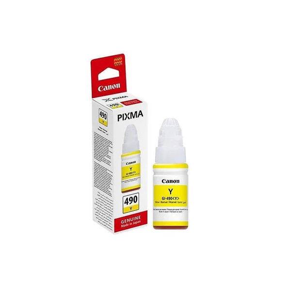 Canon GI-490Y Sarı Mürekkep Kartuş ürün görseli 1