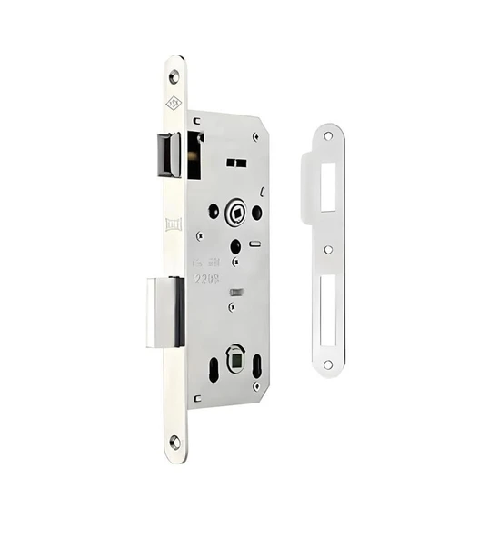 Kale 169R 40MM WC Banyo Kilidi Nikel Oval ürün görseli 1