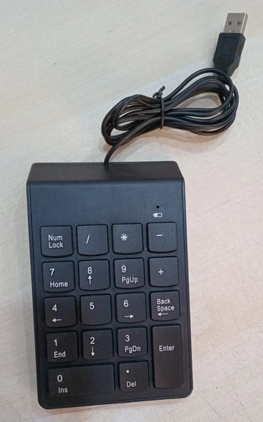 Platoon Numeric Keypad-Numpad-Usb Kablolu Keypad 18 Tuş Mini Keypad - Resim 2
