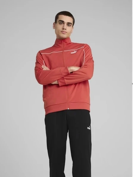 Puma Poly Piping Suit Kırmızı Ateş Erkek Eşofman Takımı 68485215 ürün görseli 1
